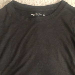 Abercrombie navy blue long sleeve soft tee
